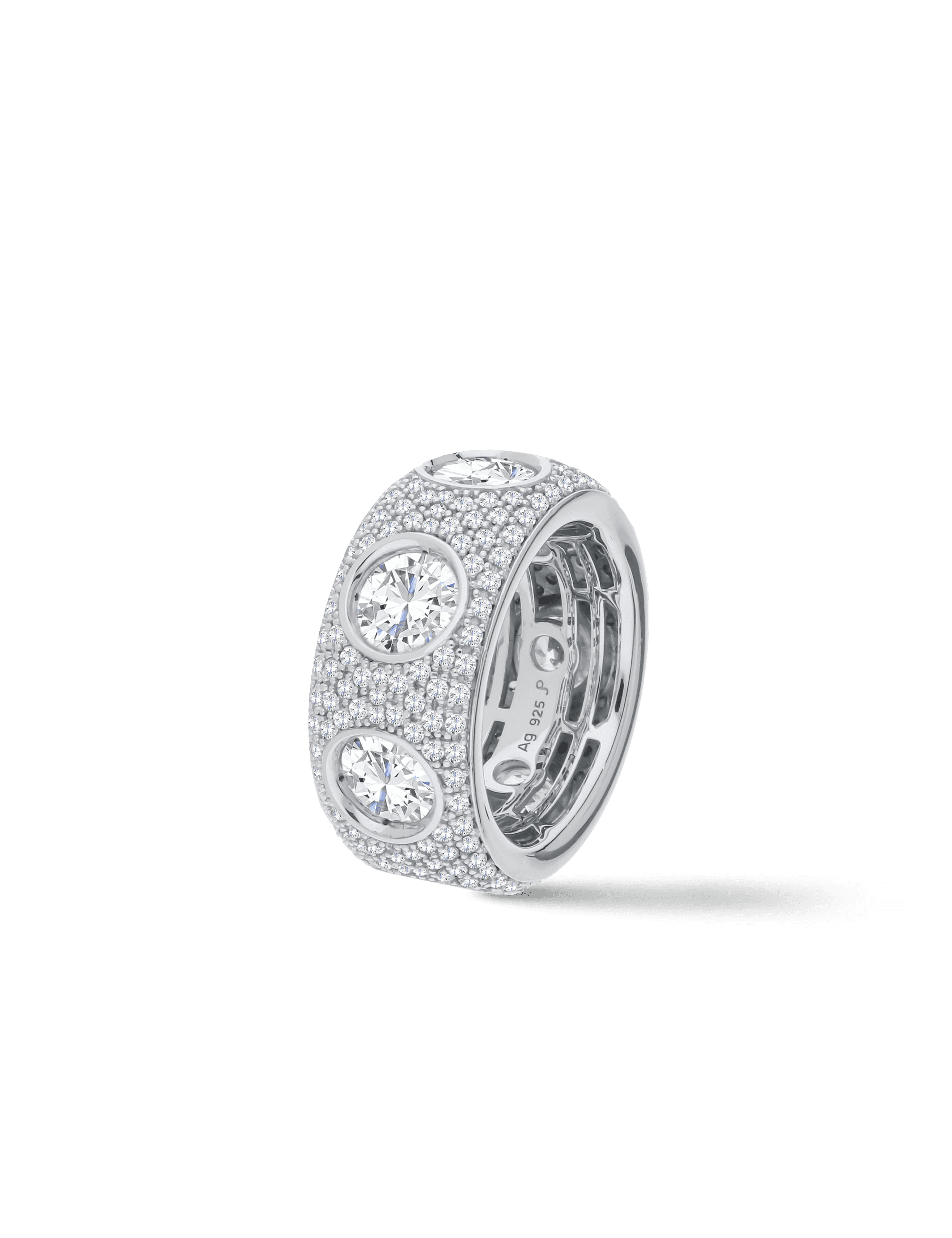 Ring 925 Silber mit Zirkonia
